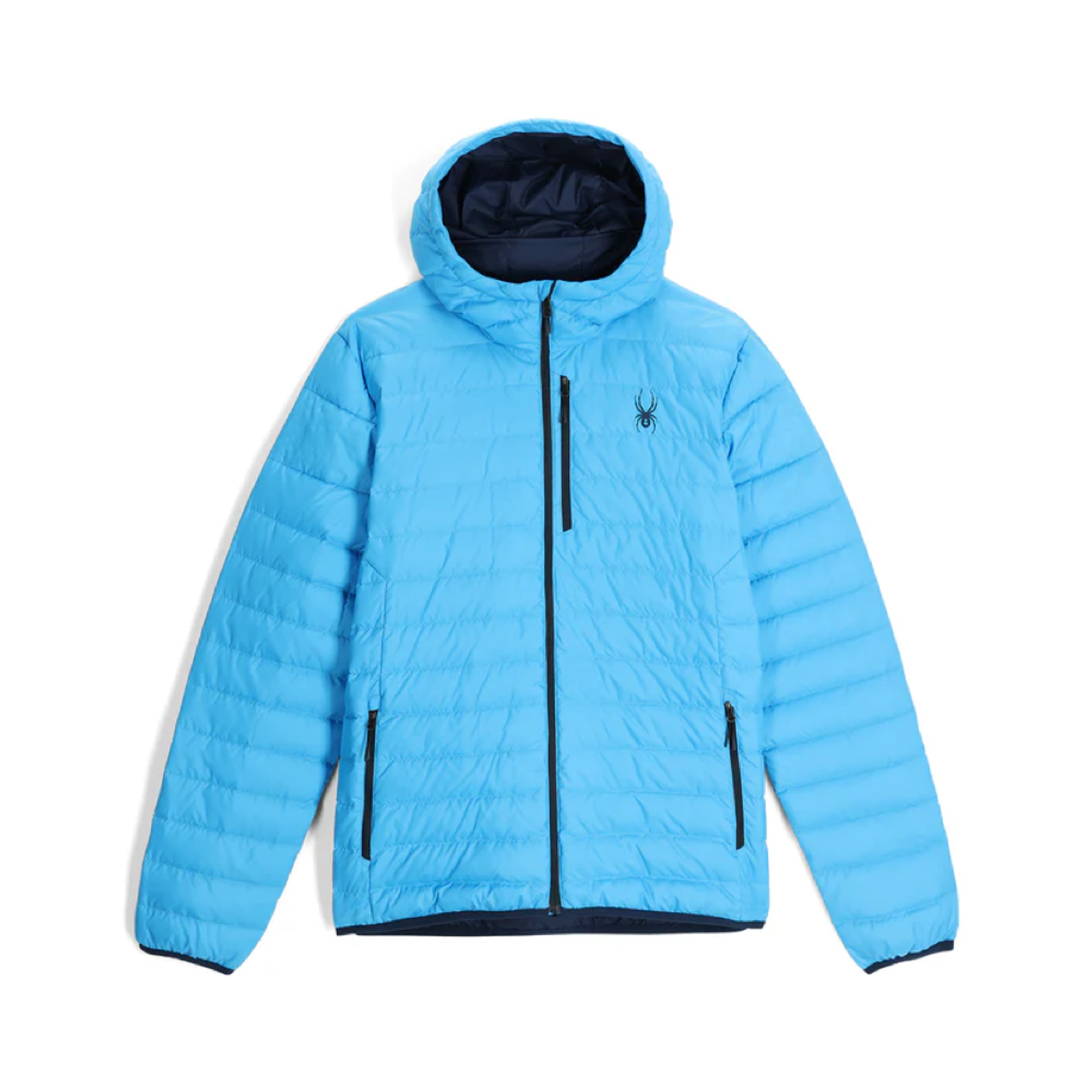 【DISCERNMENT】Unisex 2-way hood padding SPYDER MEN'S ZENITH HOODED DOWN JACKET - Aj's Ski and Sports